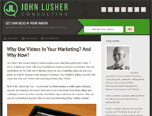 Tablet Screenshot of johnlusher.com